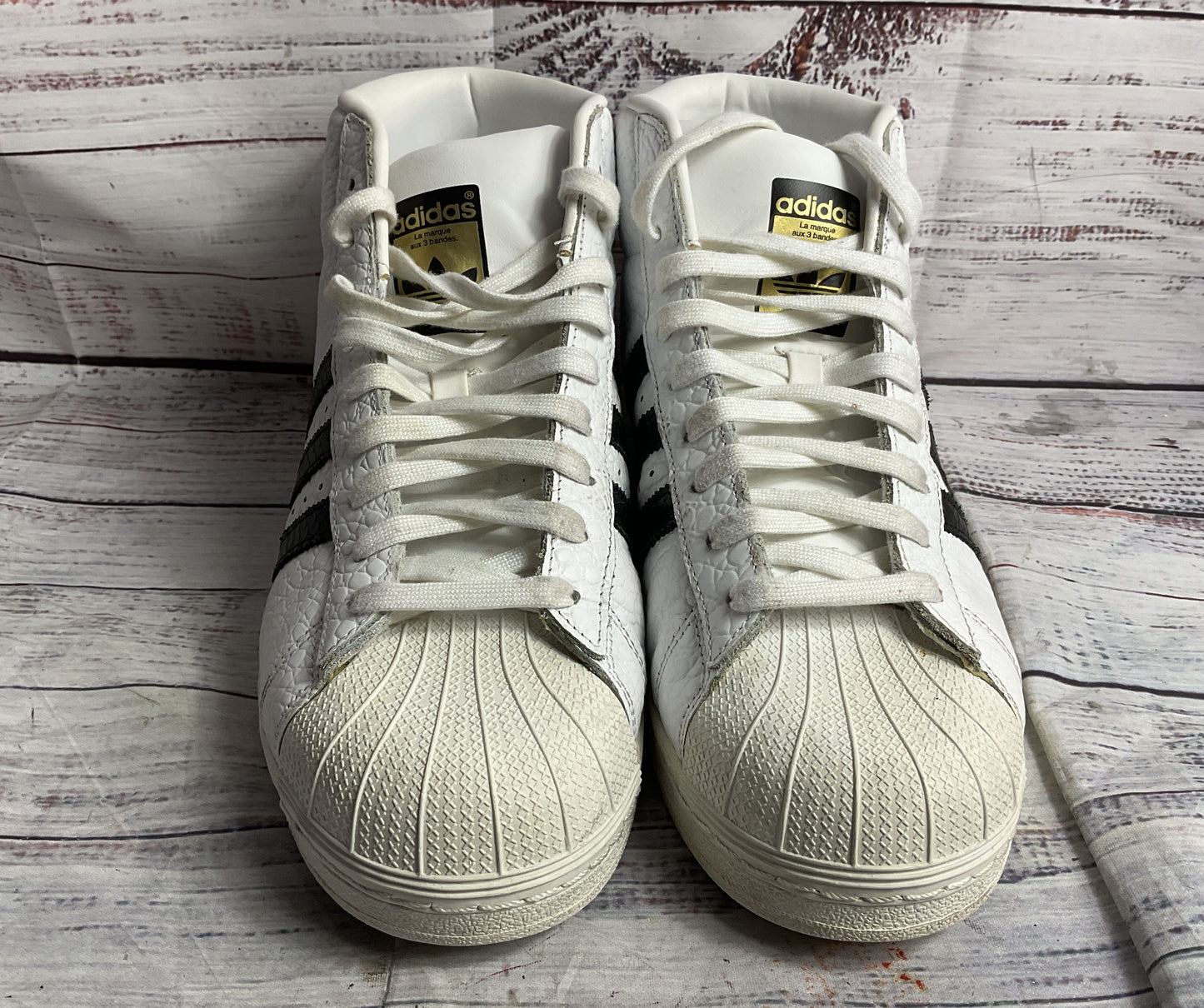 Adidas Pro Model Animal Sneakers White 9.5