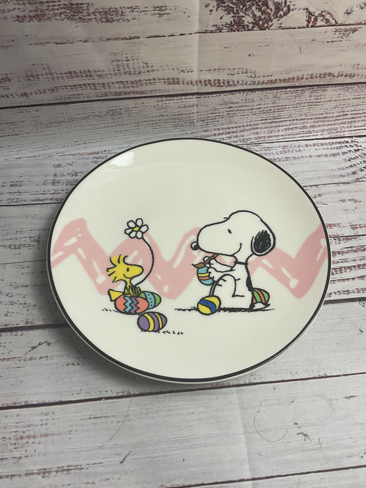 Lenox Snoopy Peanuts Easter Plates Box Set Of 4