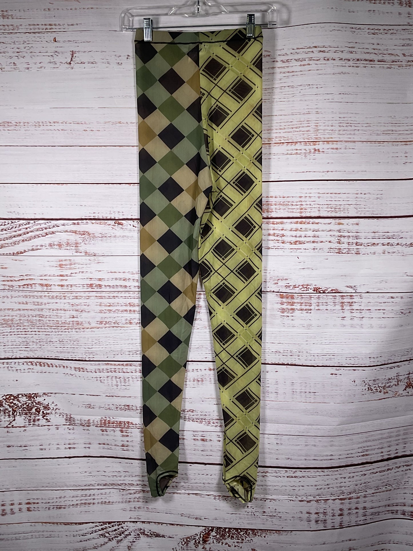 Chopova Lowena Green Diamonds Leggings - Size S