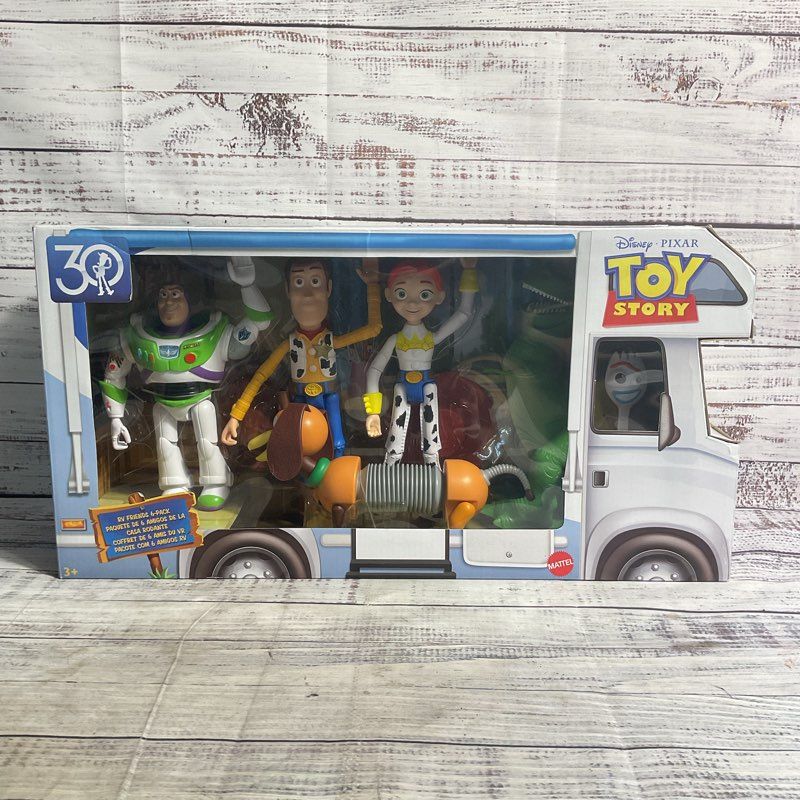 NEW Disney Pixar Toy Story Rv Friends 6 Pack Opposable Action Figure Set