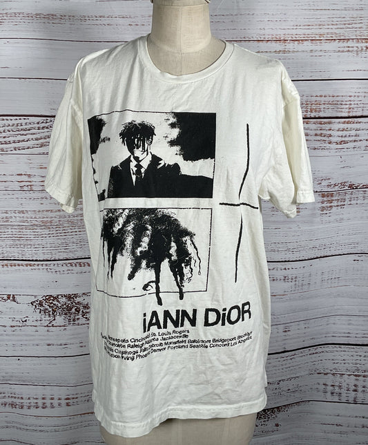 Iann Dior Tour Merch T-shirt Cream L