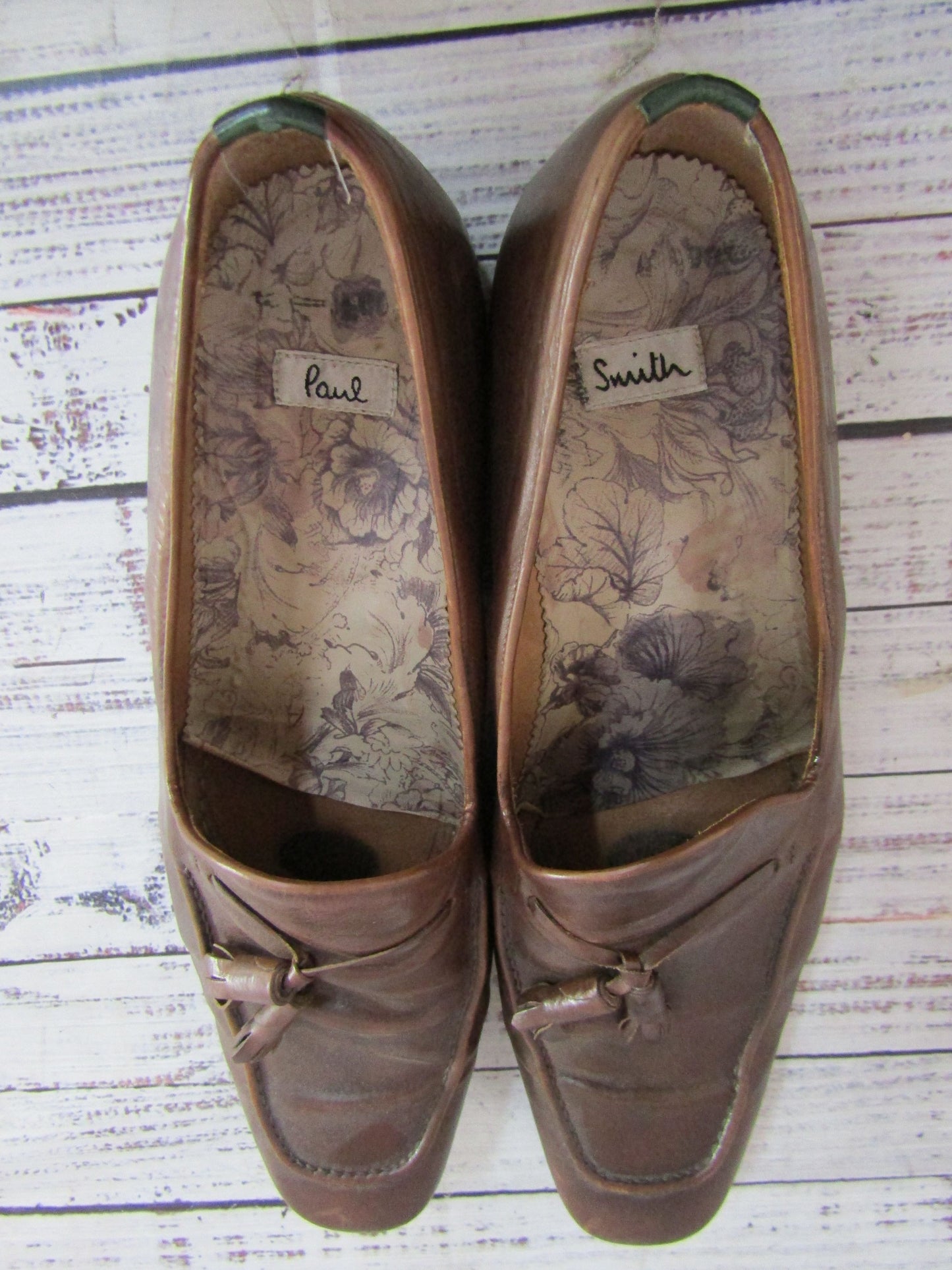 Paul Smith Men's Brown Loafer Tassel Loafers Size 10 Made in Italy