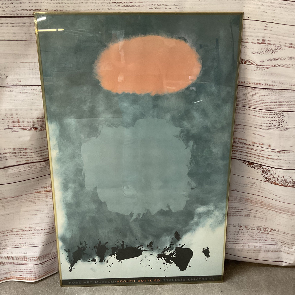 VTG. Rose Art Museum ADOLPH GOTTIEB "Rising" Brandeis Univ. Lithograph Poster