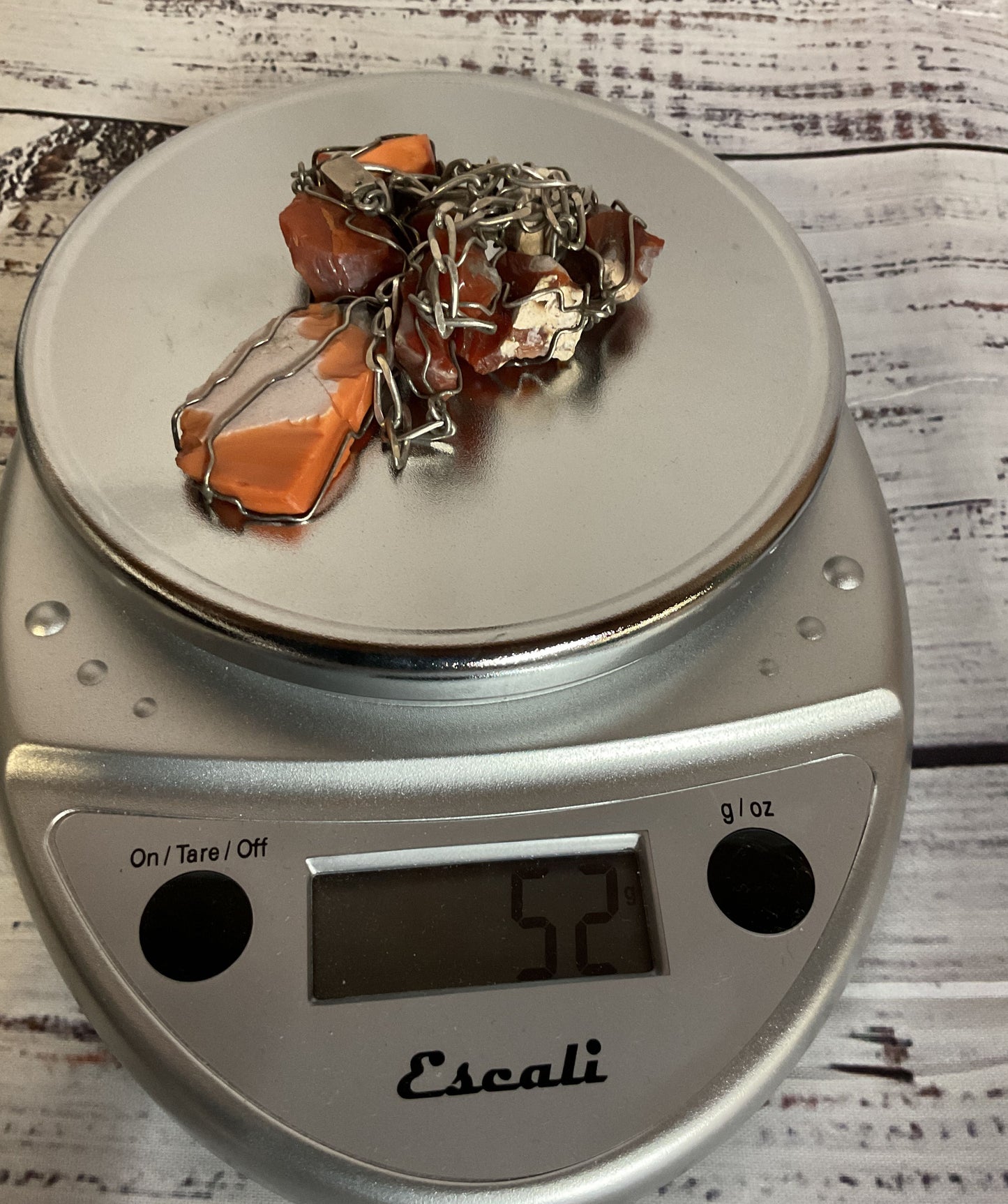 AS IS Mexico Sterling Silver Vintage Necklace with Carnelian Stones