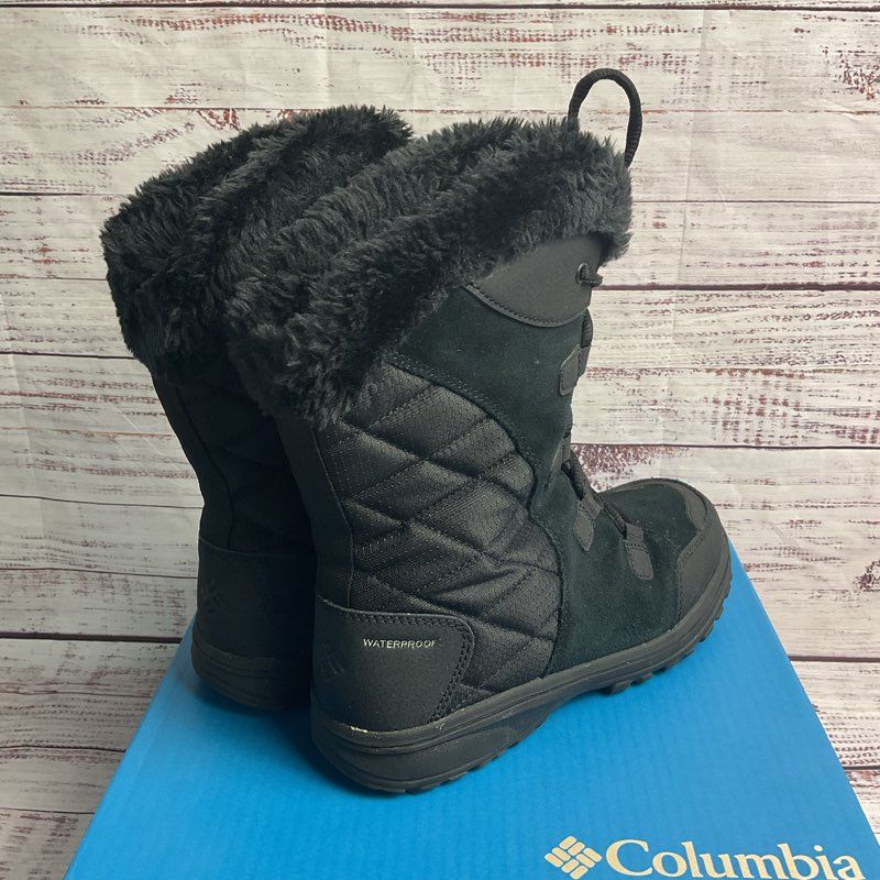 Columbia Ice Maiden II Black Women's Size 7 Snow Boots