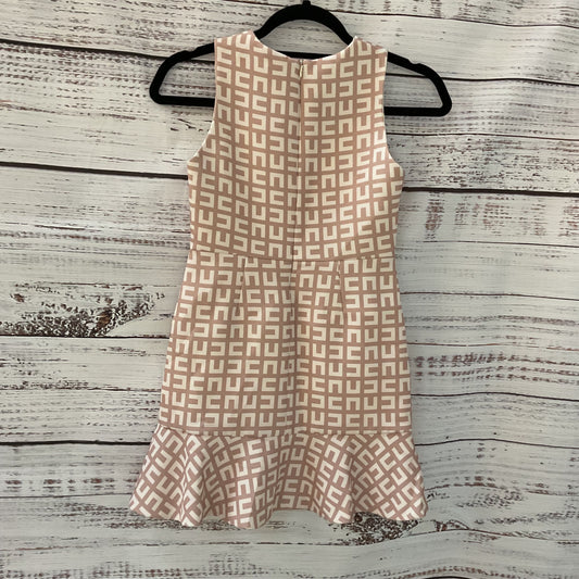 Elisabetta Franchi My Little Girl Beige Pink Logo Design Dress - Size Girls 12?