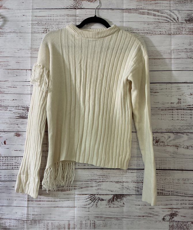 Women's Xu Zhi x Fabrique Cream Sweater Size S Retail $203