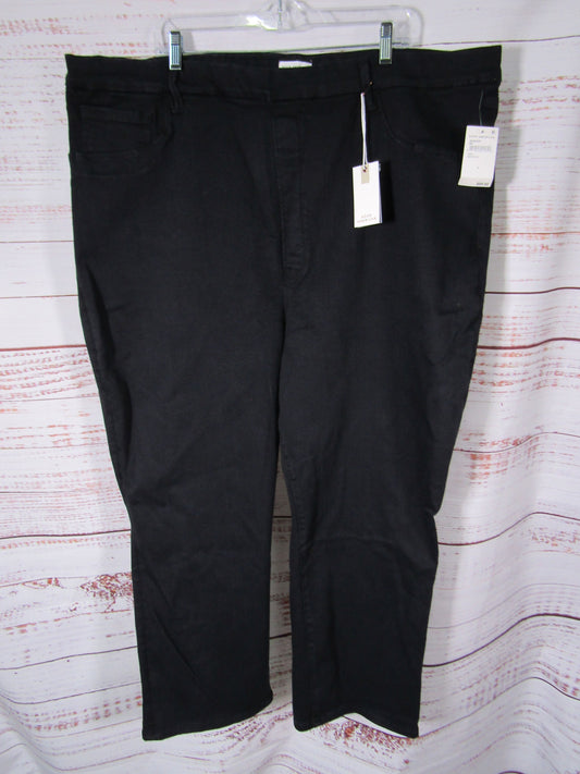 Good American Good Legs Women's Black Straight Jeans Size 8