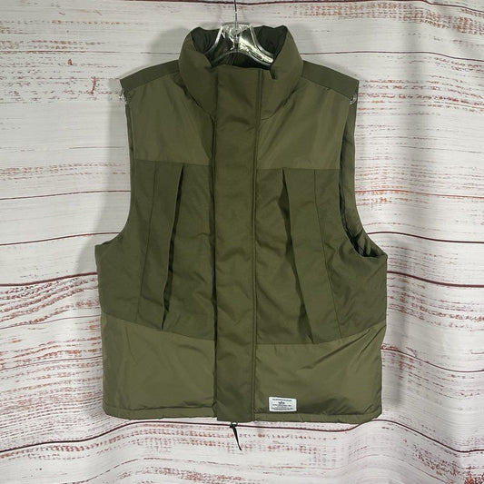 Alpha Industries Olive Green Mod Reversible Puffer Vest - Size M