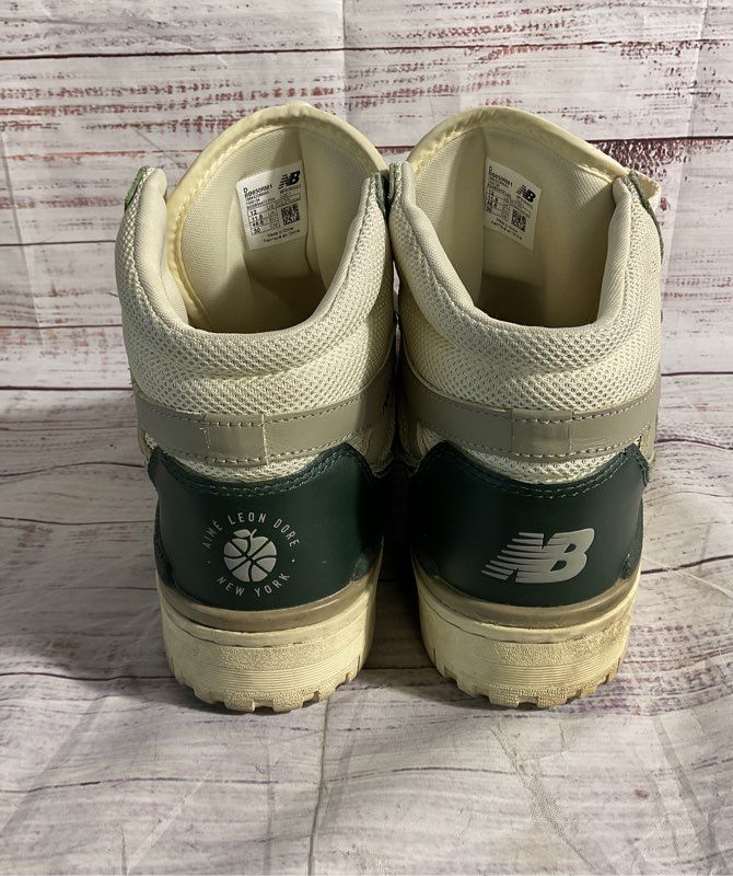 New Balance 650R x Aime Leon Dore ALD Botanical Green & Cream Size 12
