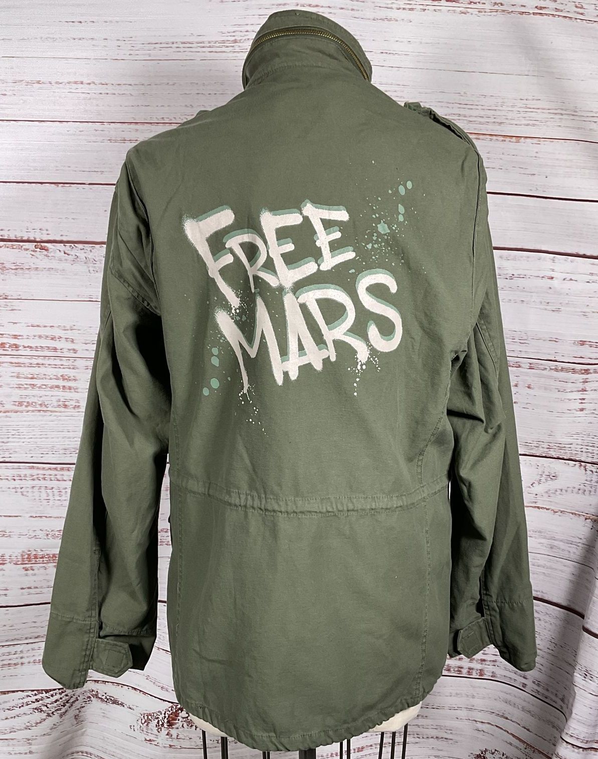 For All Mankind Free Mars Apple TV Jacket Green XS