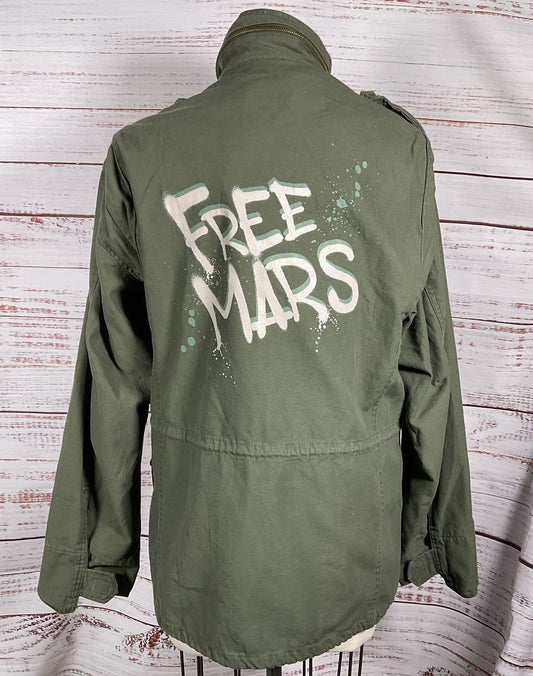 For All Mankind Free Mars Apple TV Jacket Green XS