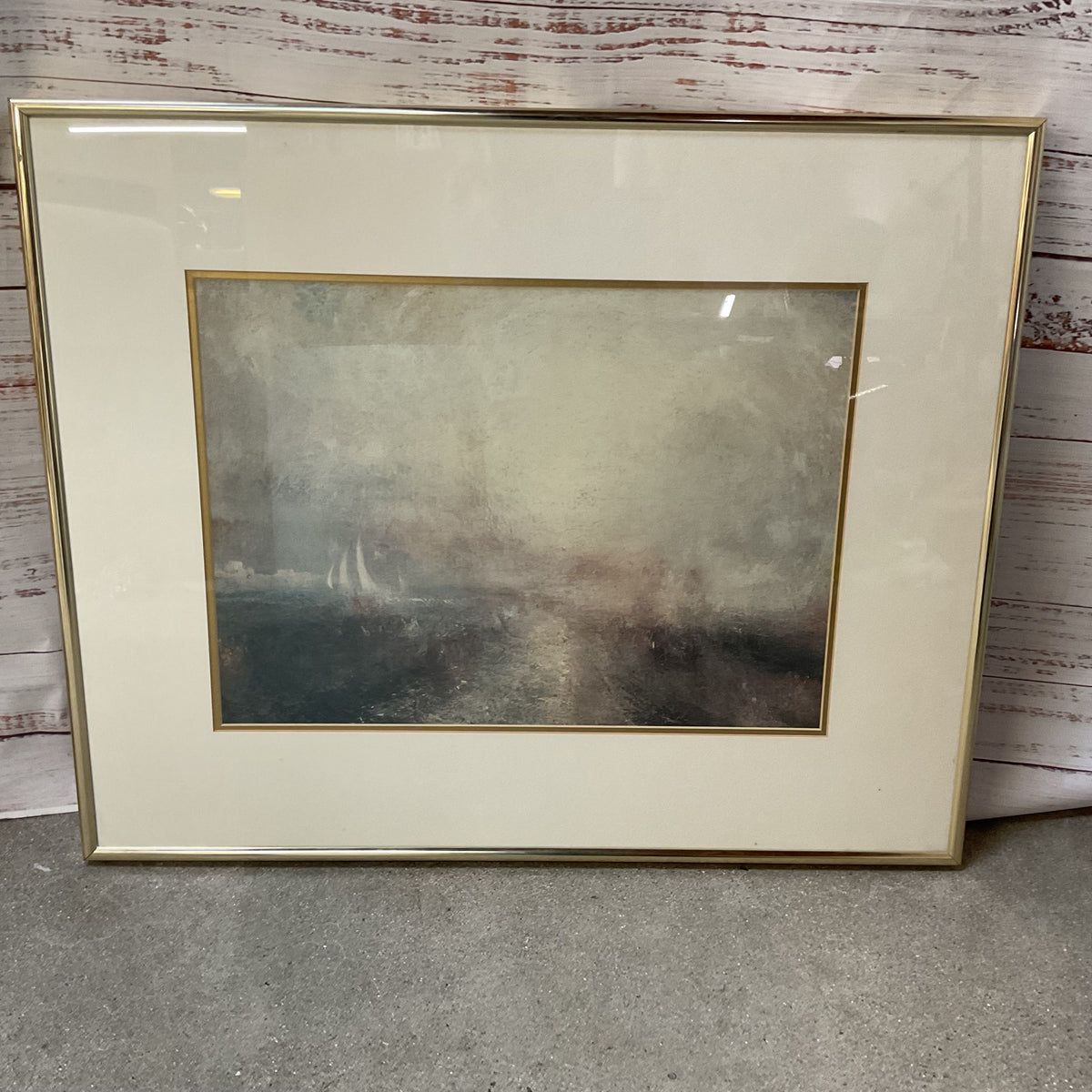 JOSEPH MALLORD WILLIAM TURNER "Yacht Approaching the Coast" Giclée Print