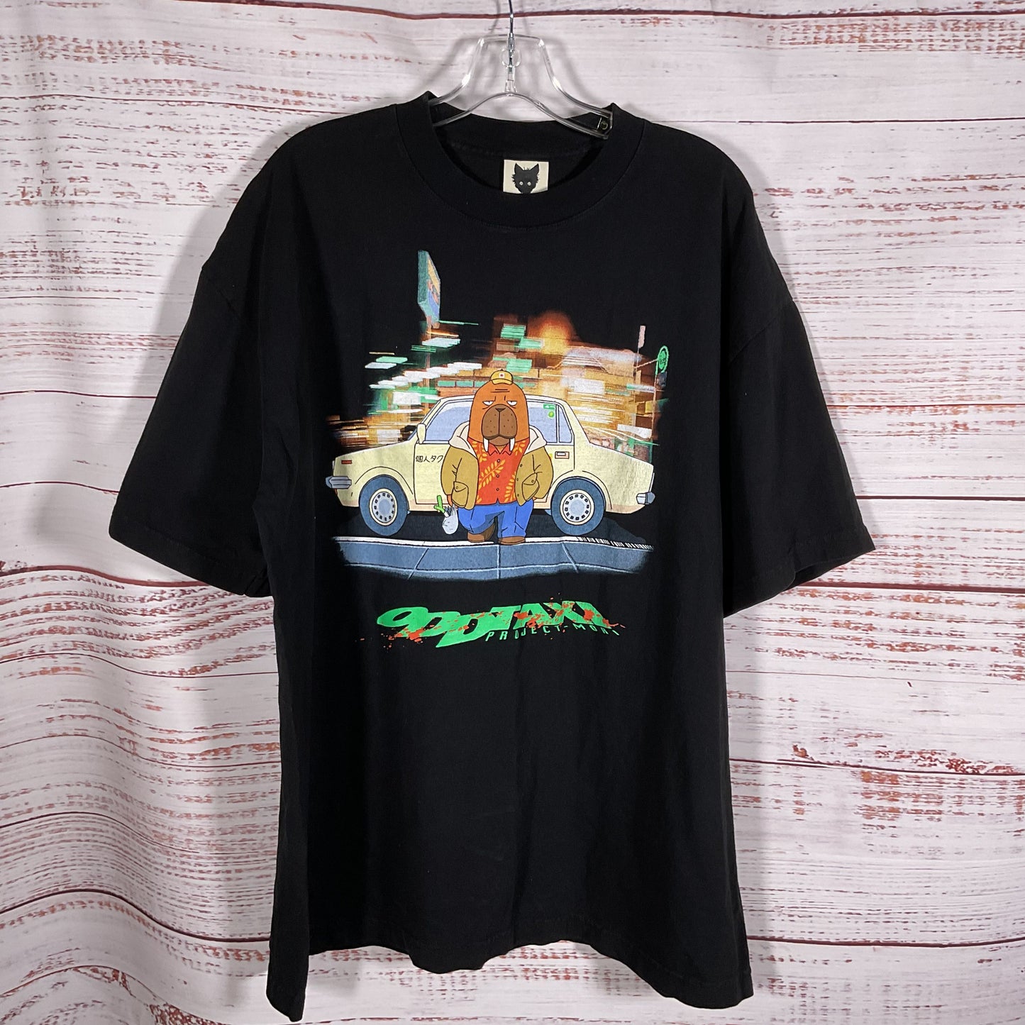 PROJECT MORI Odd Taxi Men's Black T-Shirt- SZ XL