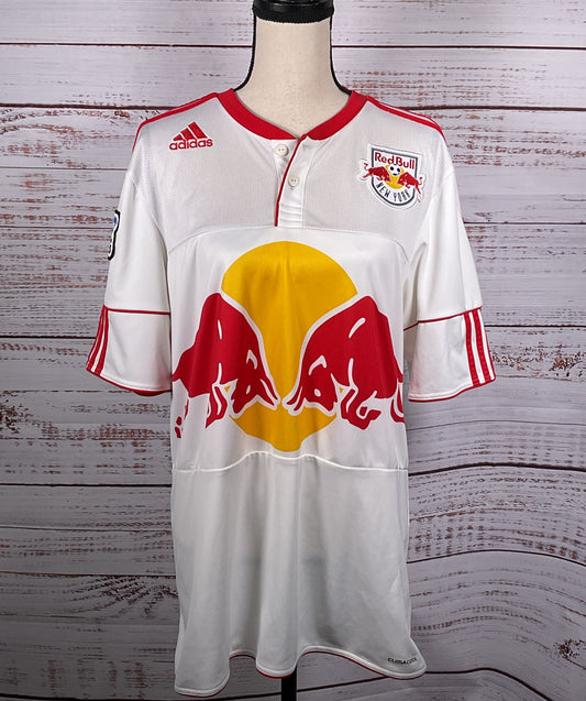 Adidas Thierry Henry #14 New York Red Bull 2010/2011 Soccer Jersey White L