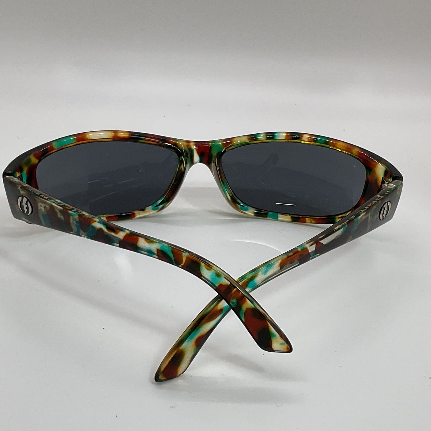 VTG. Y2K ELECTRIC DIGIT Brown Green Sunglasses