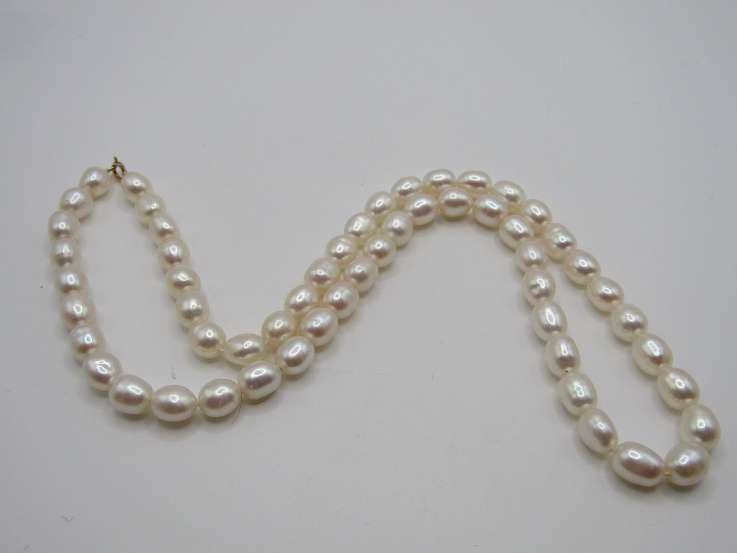 FIC 15 7/8" Freshwater Baroque Pearl Necklace With 14k Yellow Gold Clasp