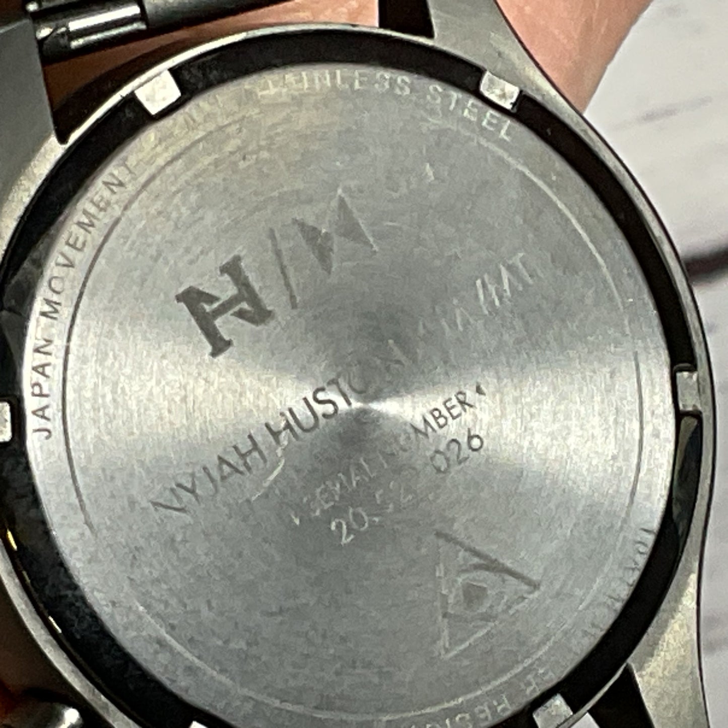 NYJAH HUSTON X MVMT Chrono Gunmetal Date Stainless Watch