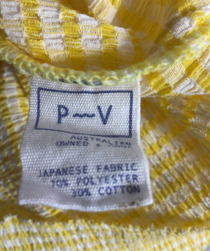 Permanent Vacation Ritual Tank Dress Yellow XS