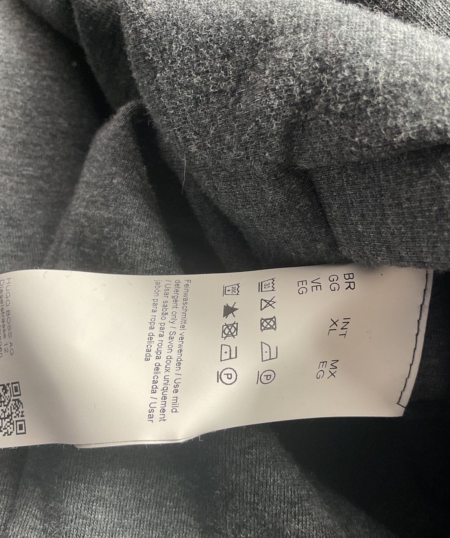 Boss Hugo Boss Reversible Bomber Jacket Black Gray XL