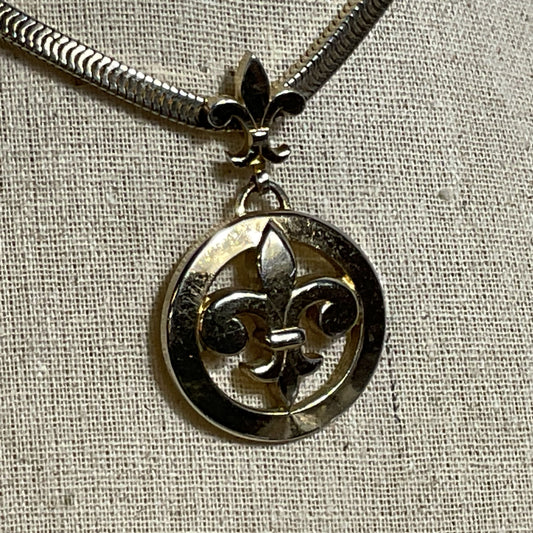 MONET Light Gold Tone Fleur Choker Chain 16" Necklace