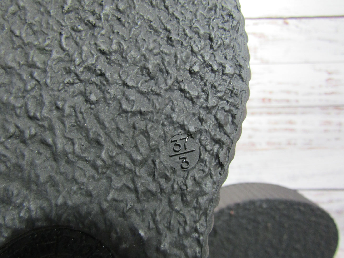 New Rock Creeper Women's Black Faux Leather Platform Oxford Size 7