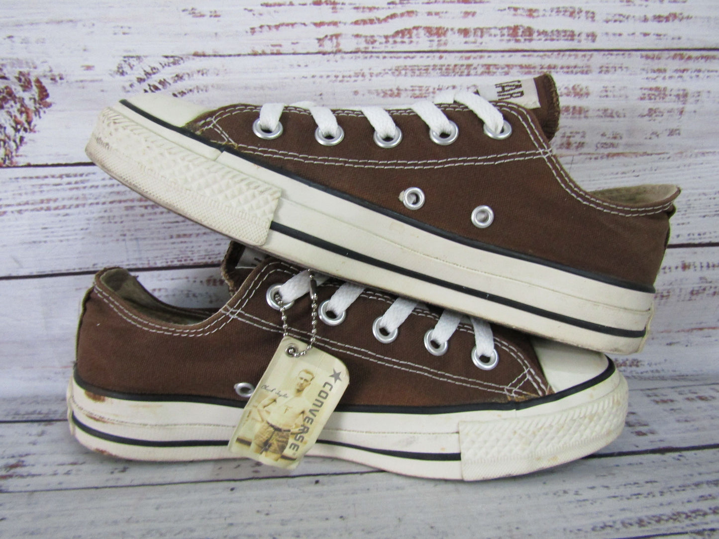 Converse Chuck Taylor All Star Women's Brown Low Top Sneakers Size 6