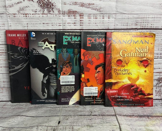 Batman Sandman Ex Machina lot of 5 Comic Book Collection