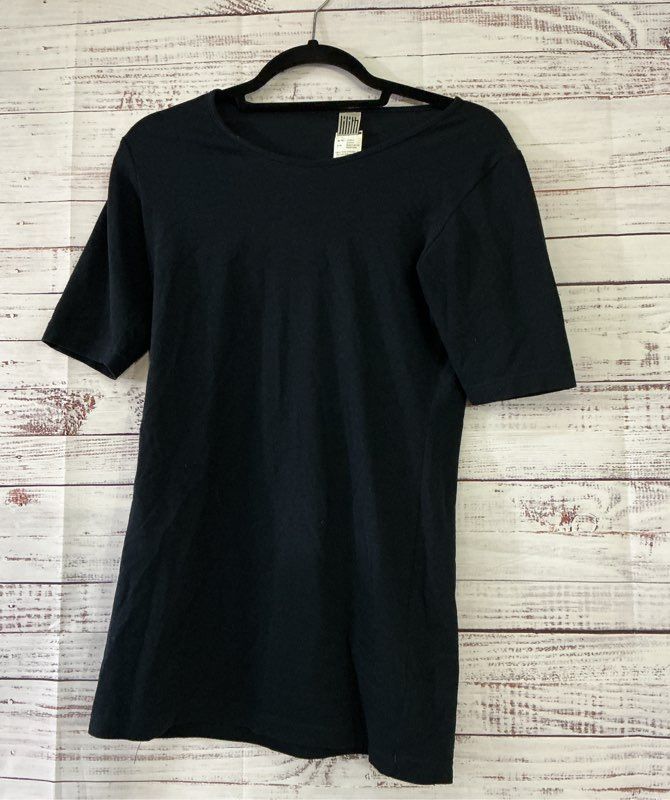 Women's Lilith Navy Blue Short Sleeve Knit Top Size S