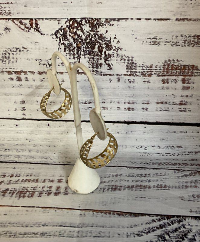 JCM Sterling Silver Gold Tone Earrings