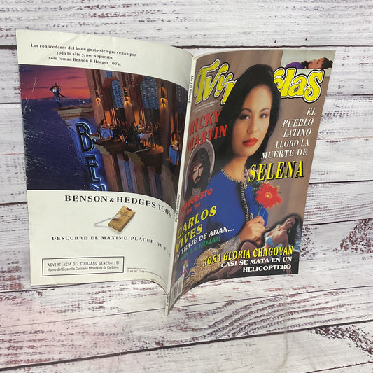 Tv Y Novelas Magazine 1994 Selena Muerte Ricky Martin
