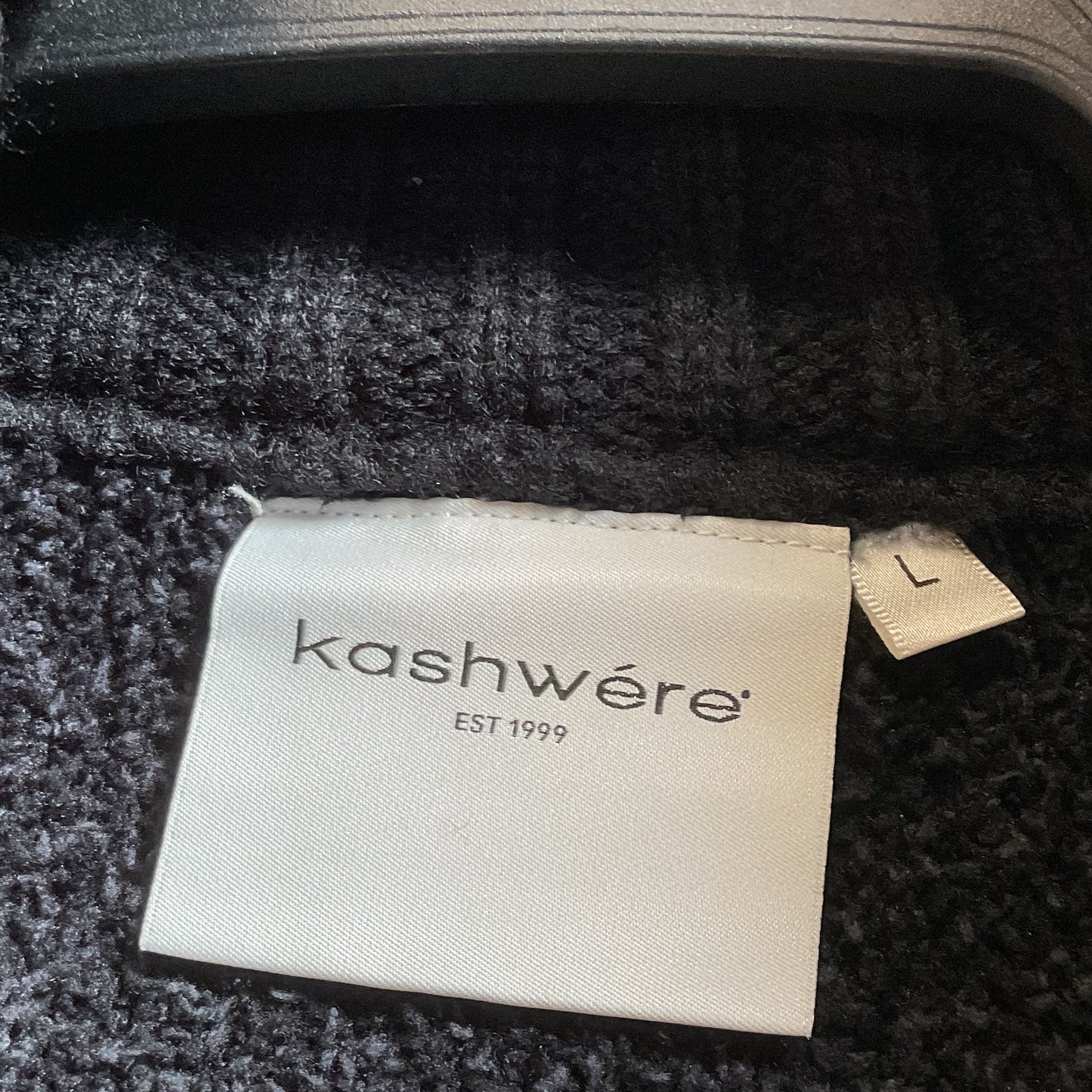 KASHWERE Women's Chenilla Lite Full Zip Jacket- SZ L