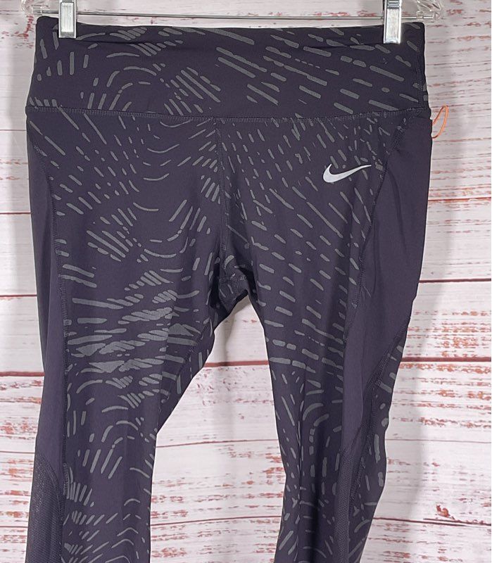 Nike Dri-FIT Run Division Fast Running Leggings Purple L