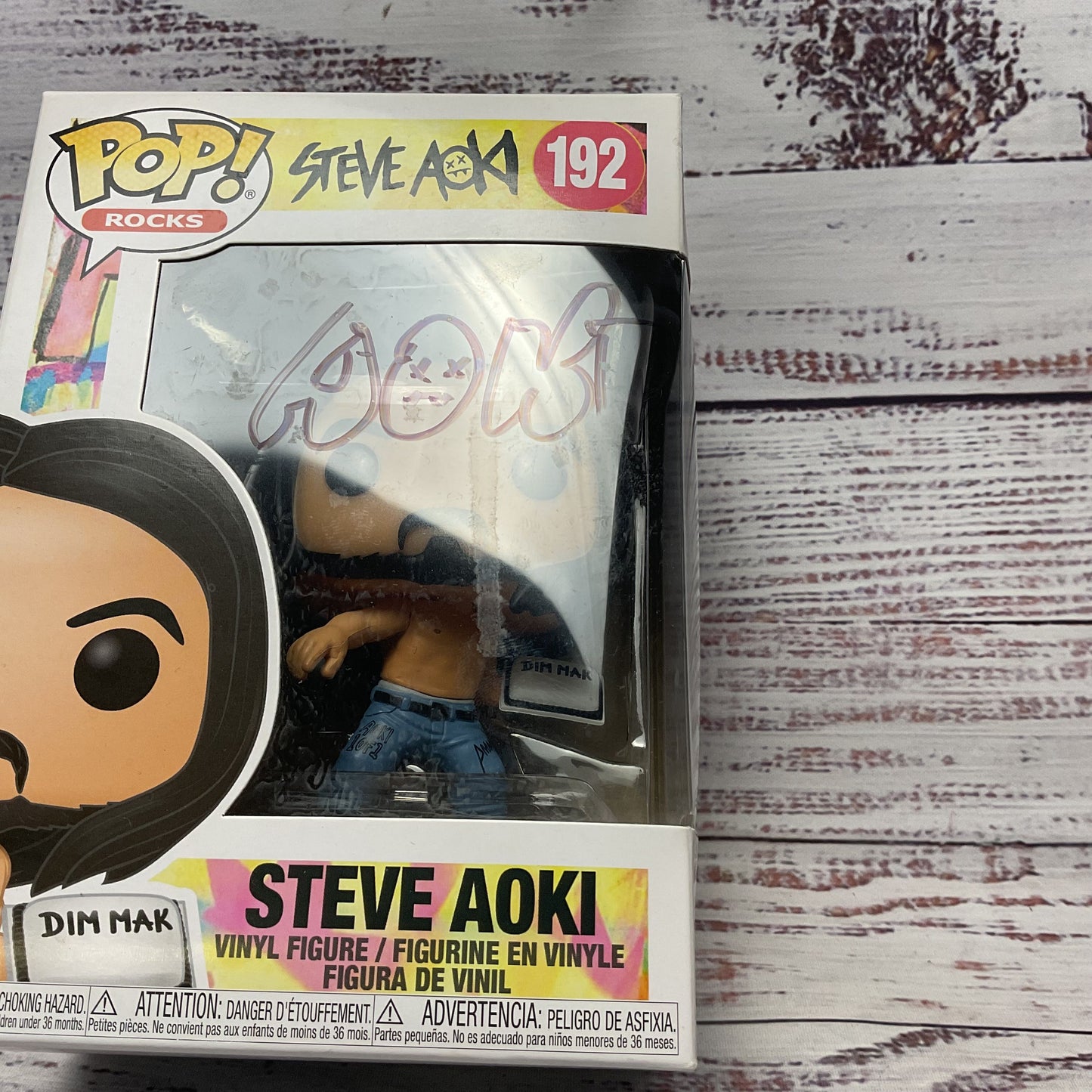 Funko Pop Steve Aoki Signed? Autographed? #192 Figure