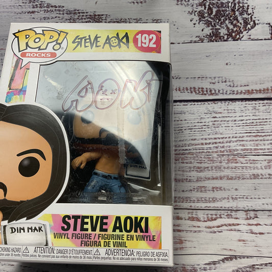 Funko Pop Steve Aoki Signed? Autographed? #192 Figure