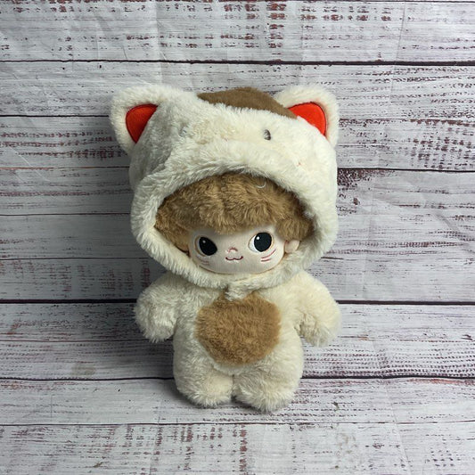 Pop Mart Dimoo World Weaving Wonders Plush Cat Suit Cotton Doll