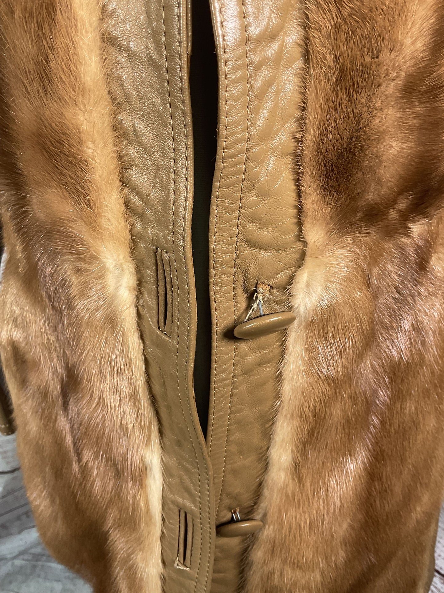 Regency Furs Brown Brown Fur Jacket - Size M