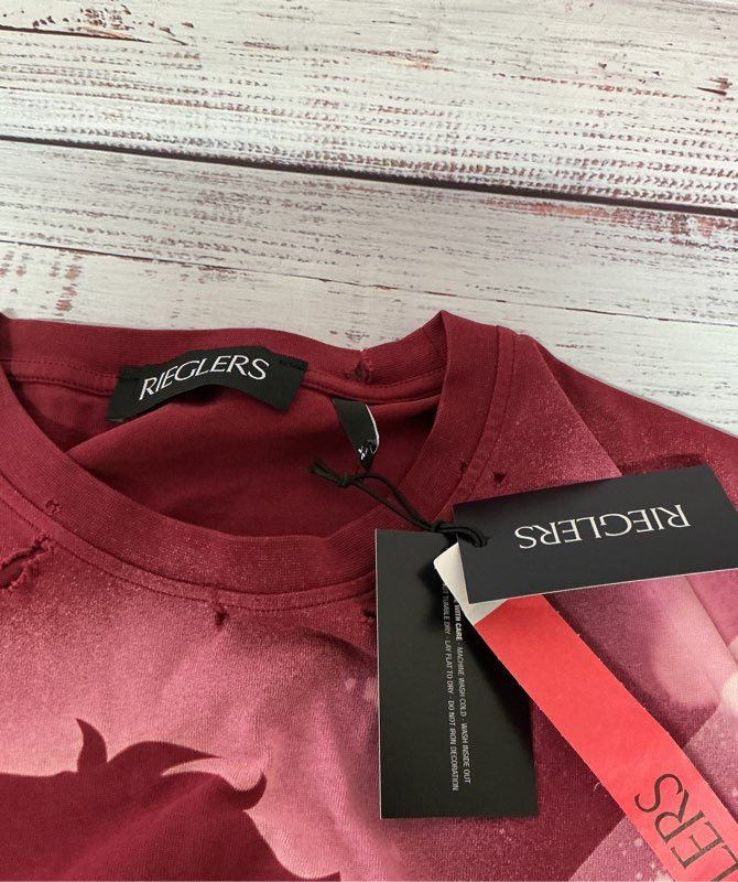 NWT Men's Rieglers Red Horse Graphic T-shirt Size XXL Retail $80