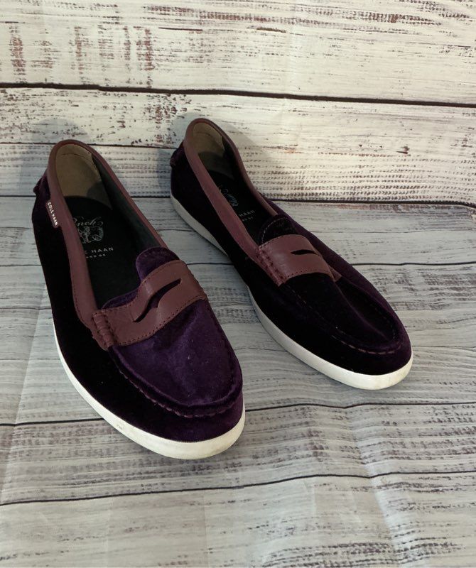 Women's Cole Haan Pinch Weekender Velvet Penny Loafers Size 11