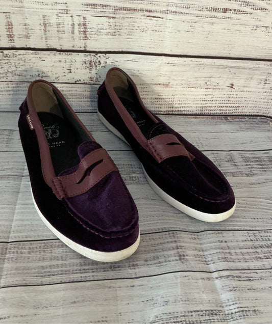 Women's Cole Haan Pinch Weekender Velvet Penny Loafers Size 11