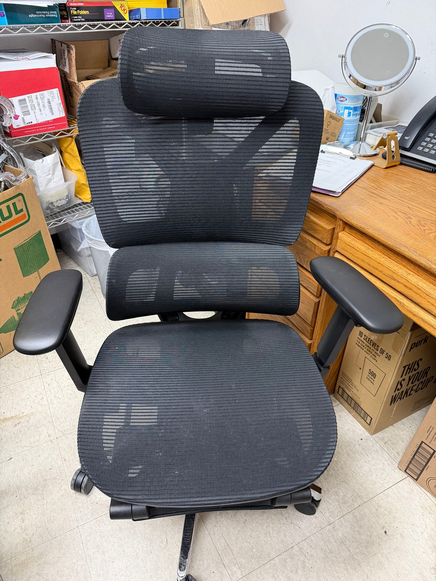 Ergox Ergonomic Black Mesh Office Chair Pick Up Only
