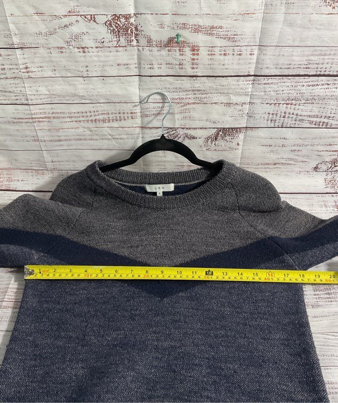 IRO Women's 100% Wool Pullover Grey Blue Sweater Size S