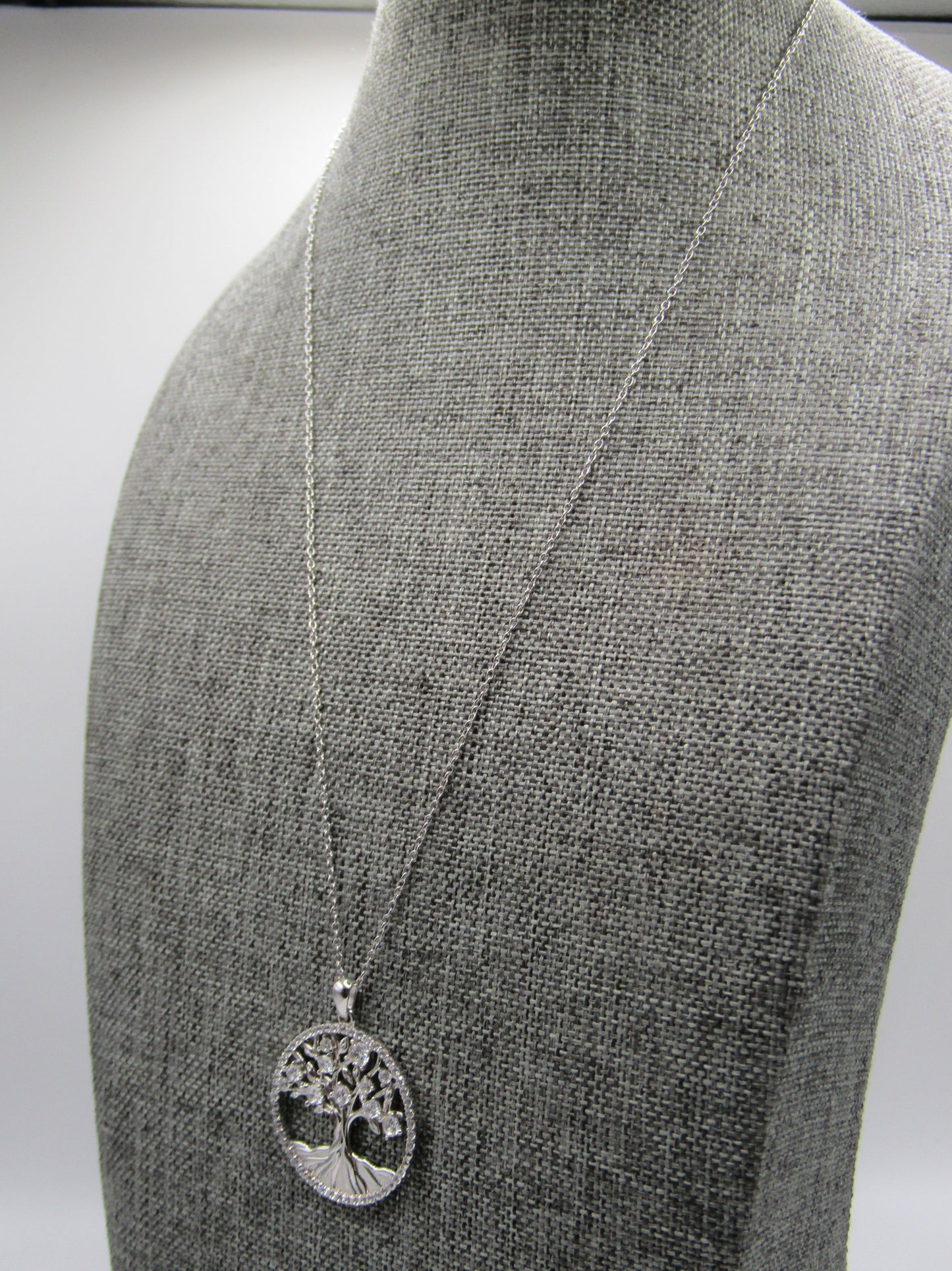 Sterling Silver Tree of Life Pendant Necklace