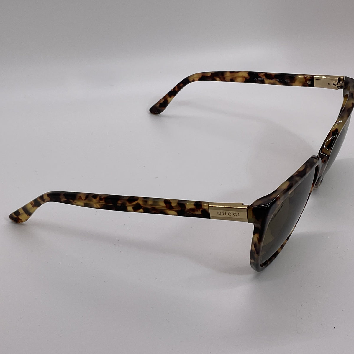 GUCCI GG3502/S Women's Brown Tortoise Sunglasses- 57[ ]17 140 (FRAMES ONLY)
