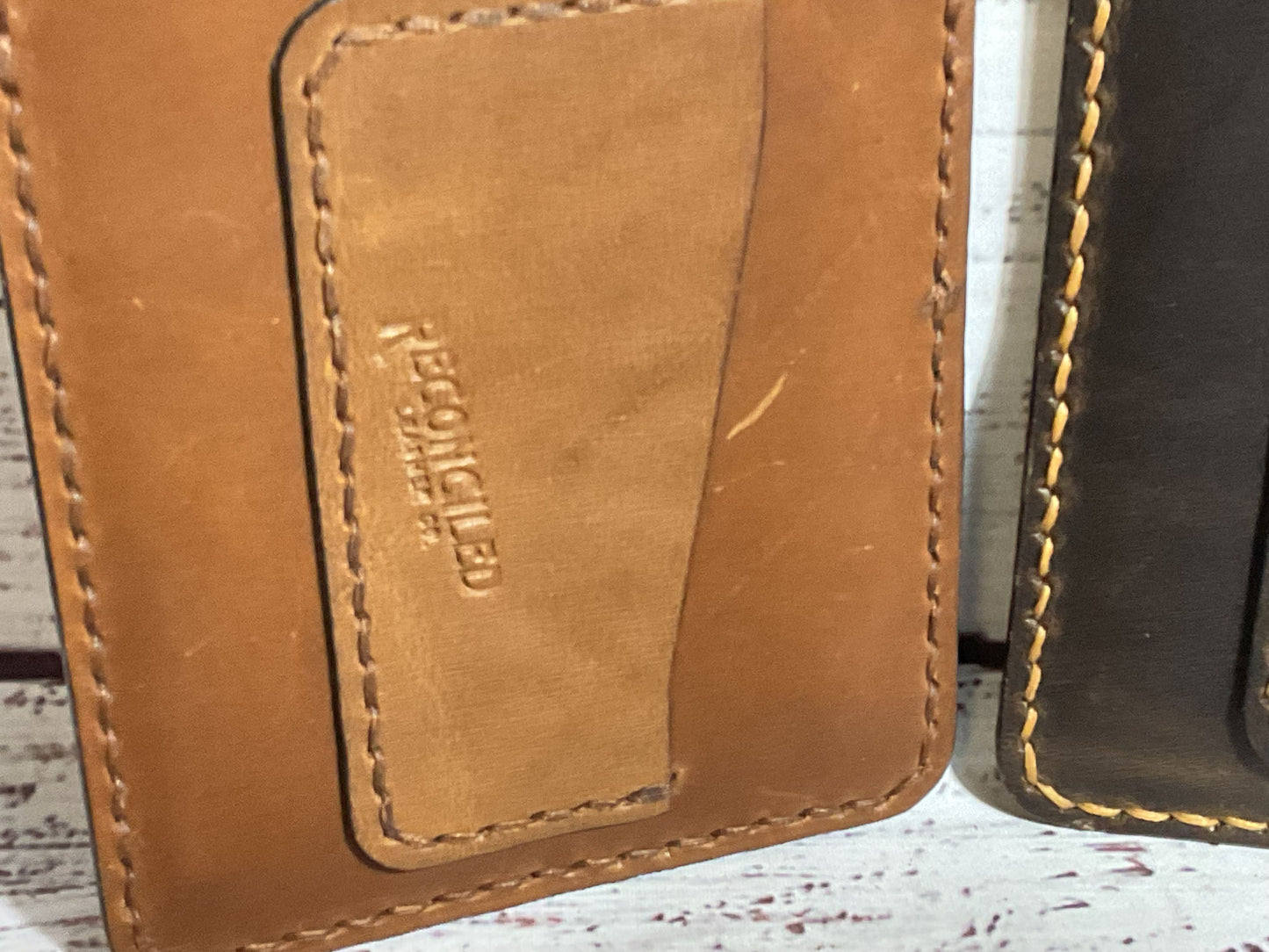 Reconciled Leather Memo Pad And Cover