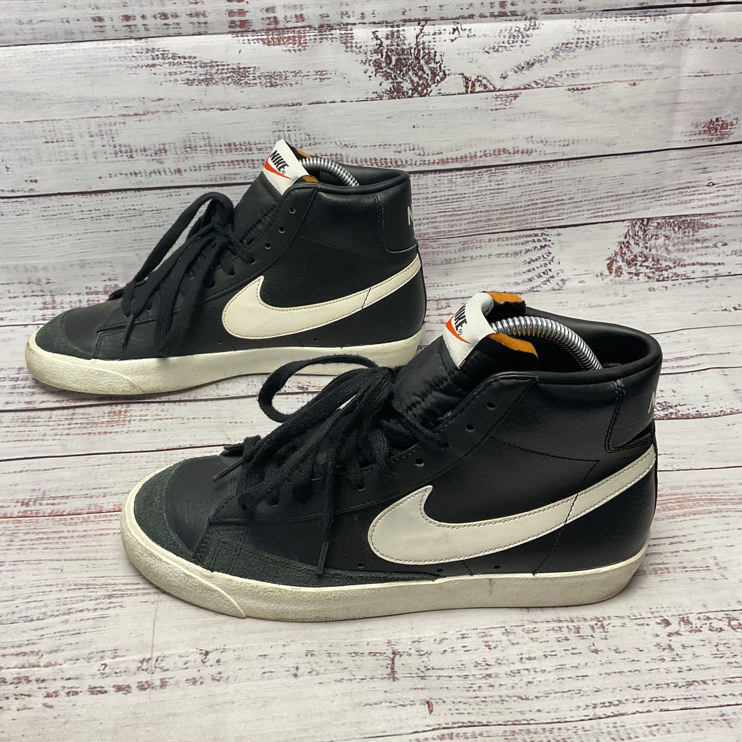 Nike Blazer Mid 77 Black White Sneaker Shoe Men Size 8.5