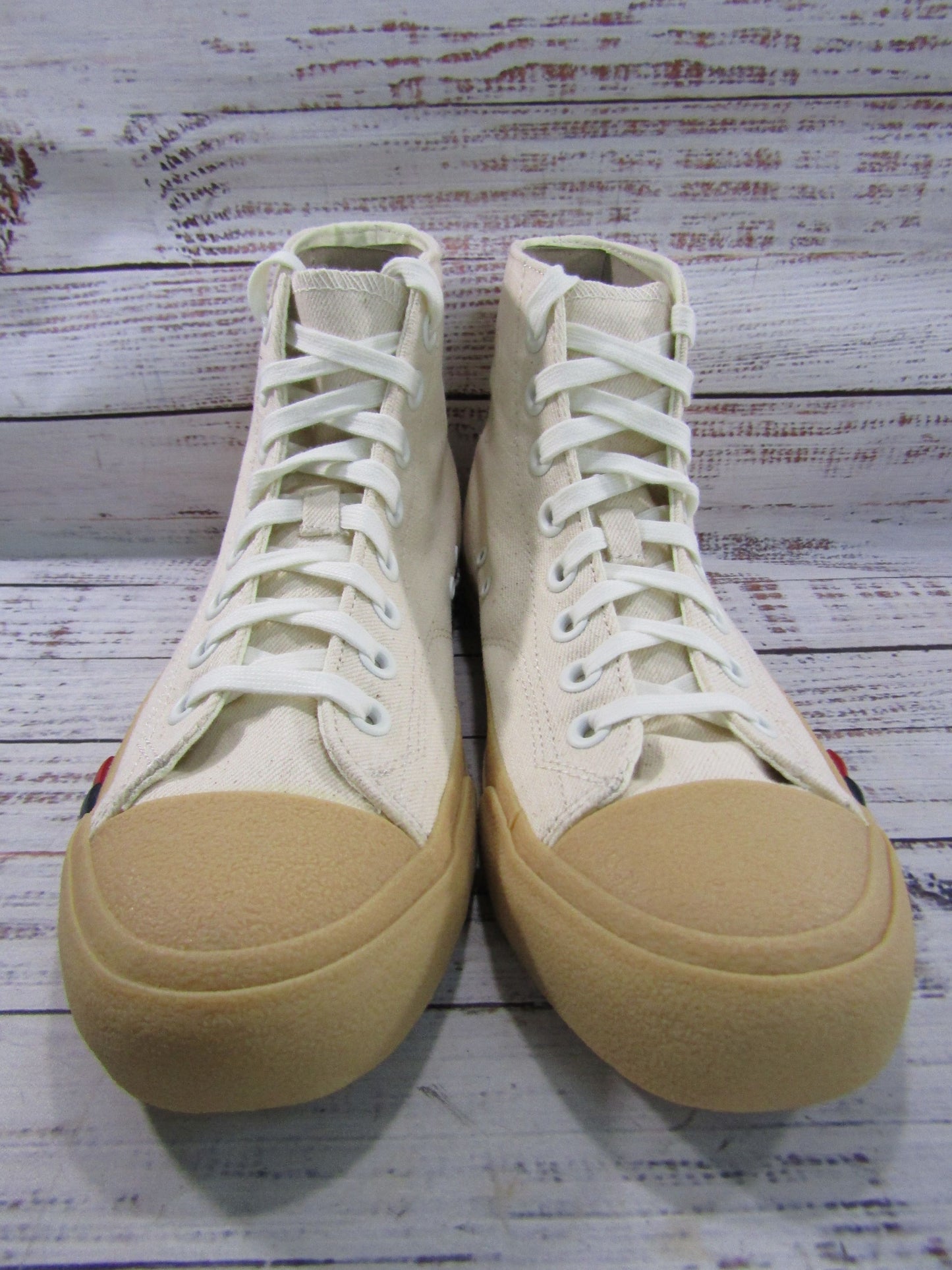 Pro-Keds Royal Hi Crepe Greige Men's Canvas Sneakers Size 7