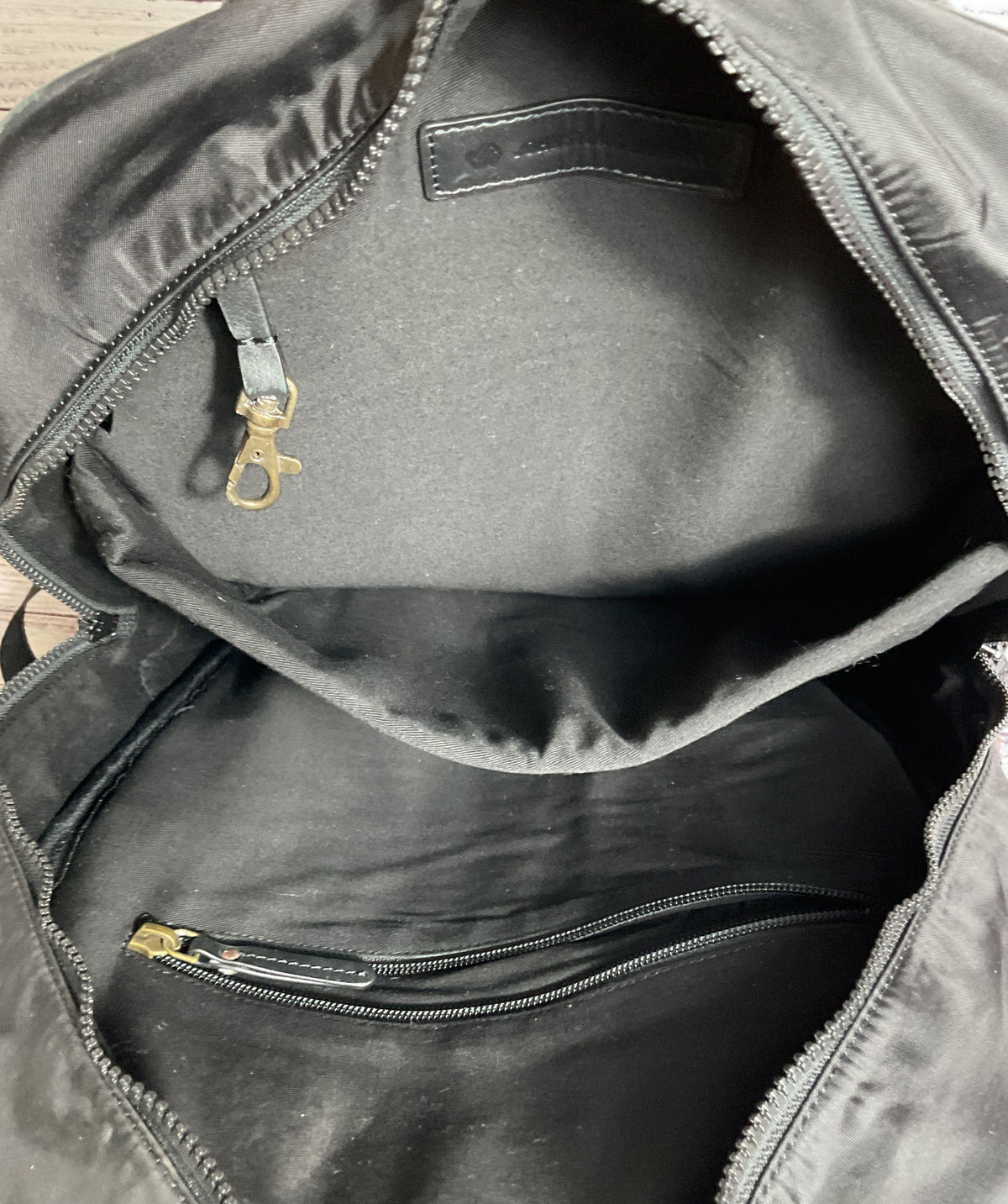 JOHNSTON & MURPHY Black Backpack