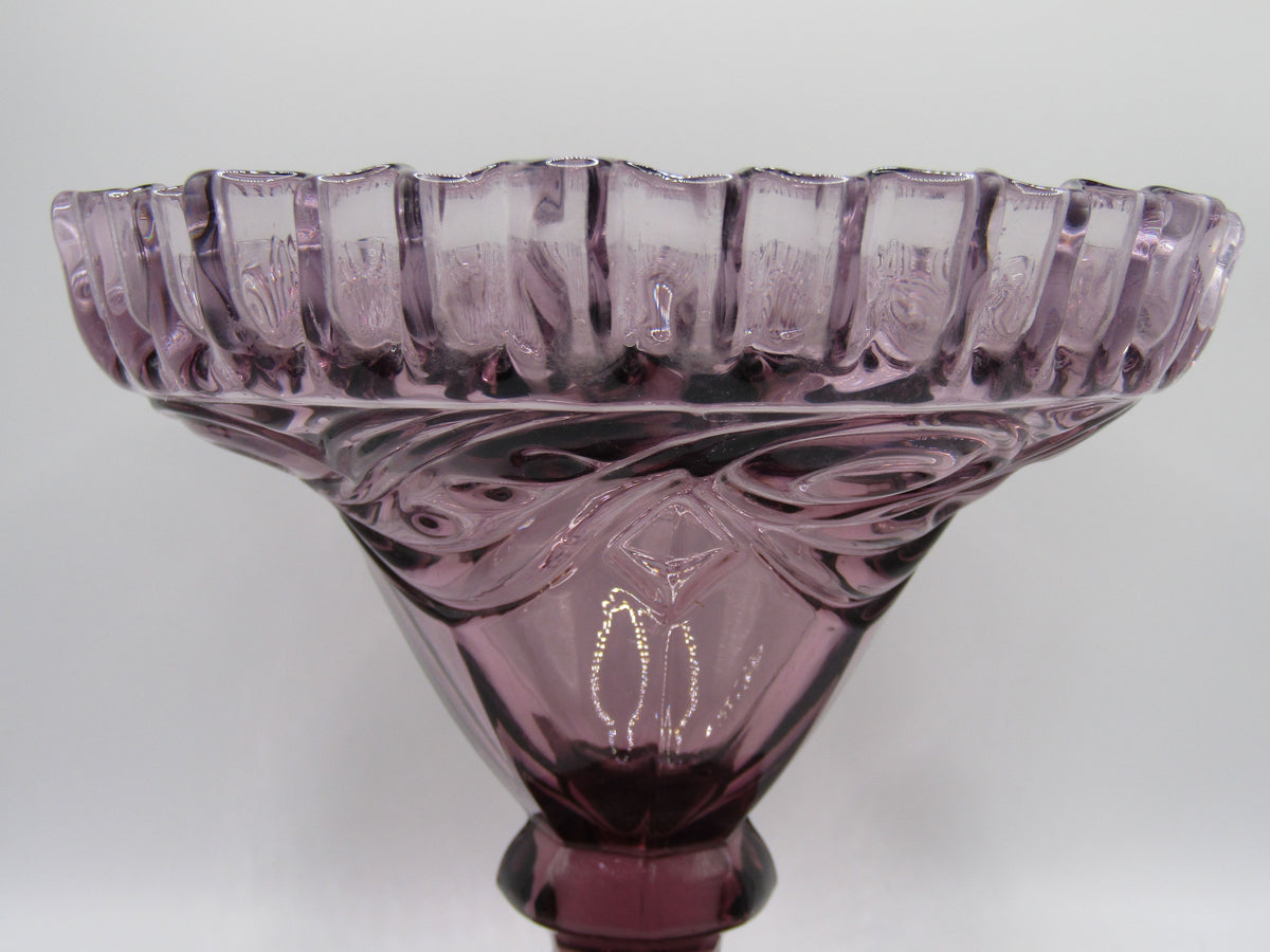 Imperial Glass Ipswich Heather Compote Bowl