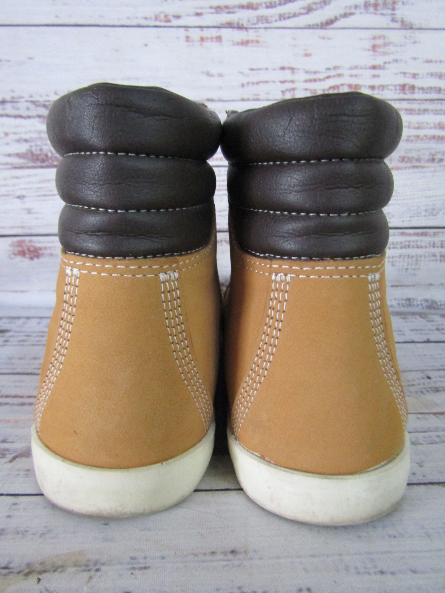 Timberland Dausette Women's Wheat Nubuck Suede High Top Sneakers Size 7.5